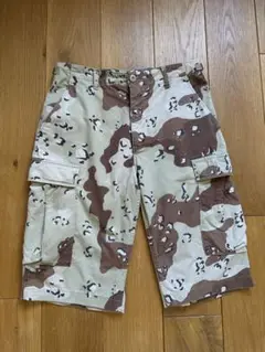 米軍実物　チョコチップカモ　迷彩 ミリタリー　カーゴショーツ