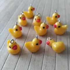 No.711ひよこ　アヒル　カン付き　【10個】