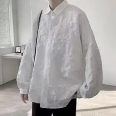 オーバーサイズ ホワイト シャツ
