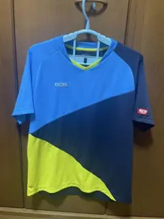 VICTAS スポーツウェア Lサイズ 青/黄色/黒