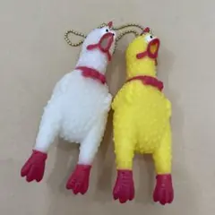 カプセルトイ【だまることを知らないチキンやろう】　2種　びっくりチキン