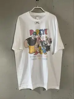 popeye ポパイtシャツ肩幅53身幅58着丈74袖丈24 XL 新品未使用