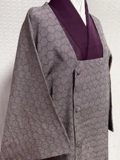 未使用品 和服 正絹 亀甲.鮫模様 道行コート 早い者勝ち