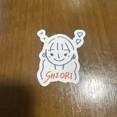 乃木坂46 真夏の全国ツアーカフェ2025 似顔絵ステッカー　久保史緒里