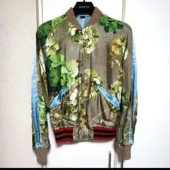 GUCCI グッチ スカジャン 緑 グレー 44 2025年最新】GUCCI スカジャンの人気アイテム - メルカリ