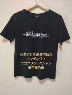 未使用品《INDIVI》インディヴィロゴプリントTシャツ