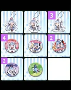 【バラ売りOK 】アクリルキーホルダー 缶バッジ いちかがいっぱい くじ コナミ