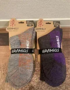 新品　GRAMICCI グラミチ　ソックス　靴下　霜降りカラー　2足