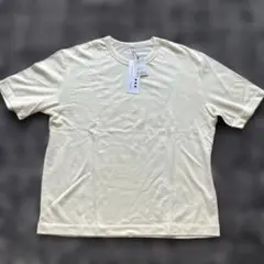 新品未使用the dots クルーネック Tシャツ クリーム色