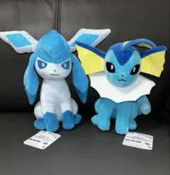 【2種セット】ポケットモンスター　もふぐっとぬいぐるみ　シャワーズ　グレイシア