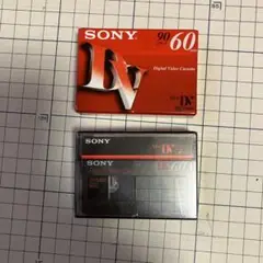 SONY MiniDVカセットテープ DVM60 60分 2本セット　未使用