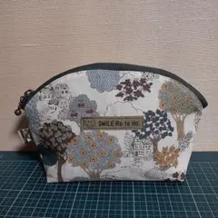 ラウンドポーチ(ハンドメイド)