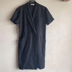 【シーズンオフSALE】Max Mara 麻 ロングジャケット ブラック