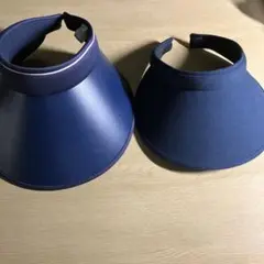 ネイビー サンバイザー 2個セット
