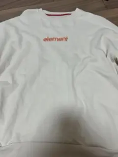 element トレーナー　クリーム色　即購入OK
