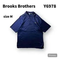 【即購入OK】Brooks Brothers 半袖ポロシャツ　サイズM ネイビー
