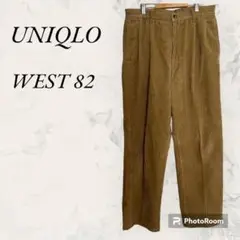 UNIQLOユニクロコーデュロイパンツ82 キャメル ボトムスズボンNo.456