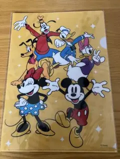 非売品　ディズニー　ドコモ　クリアファイル　4個 ミッキー ミニー ドナルド