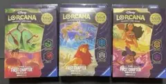 LORCANA ディズニーロルカナ　物語のはじまり　構築済みデッキ　3種セット