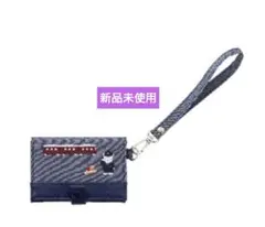 【新品未開封】✿ファミリア×阪急電車✿ パスケース ネイビー