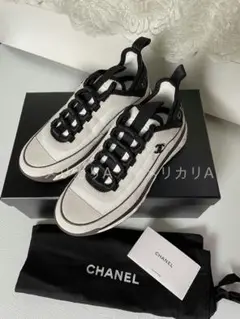◆シャネル◆ CHANEL ファブリック スウェード スニーカー