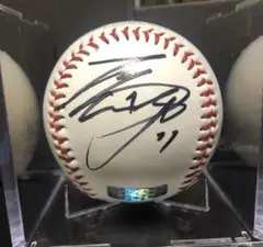 激レア 37/100 BBM 大谷翔平 2015年 投手三冠 直筆サインボール