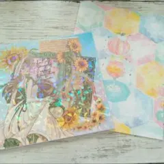 hwara様 人物ステッカーおすそ分けファイル 夏 向日葵 Summer