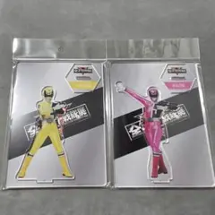 デカイエロー デカピンク 全スーパー戦隊展 アクリルスタンド