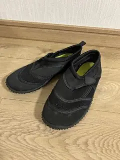 coen kids ブラック　マリンシューズ21.0cm