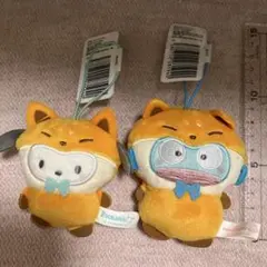 ハンギョドンとポチャッコの着ぐるみマスコット きつね　タグ付き