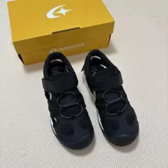 新品MOONSTAR ブラックサンダル 20.0 アクアシューズ