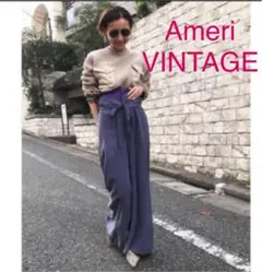 Ameri VINTAGE WAIST LAYERED WIDE PANTS
