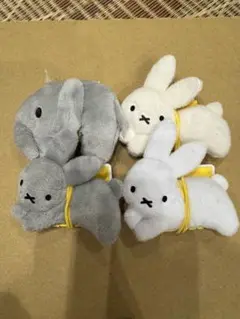 ブルーナアニマル ぬいぐるみマスコットぷち 4種セット