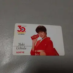 内田有紀 LOTTEガーナチョコ カレンダー 1994-95　カード