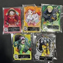 ワンピース一番くじ　アクスタ　麦わらの一味