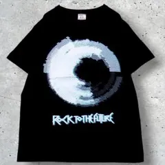 ROCK TO THE FUTURE ビックプリント Tシャツ 黒 M t122