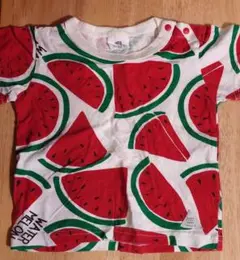 スイカ柄 Tシャツ 90