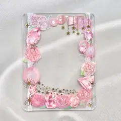 デコトレカケース 赤×薔薇×ゴールド×キラキラ
