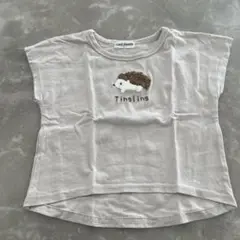 Cool Beans ハリネズミ刺繍 Tシャツ 90