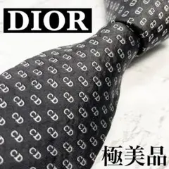 ✨極美品✨ DIOR homme ネクタイ シルク100% CD柄 総柄 刺繍