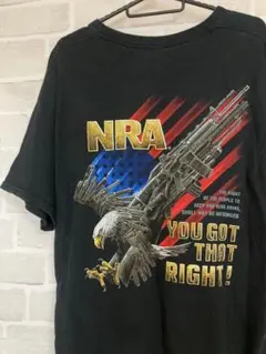 USA NRA National Gun Association Tシャツ L