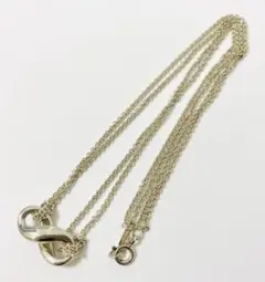 Tiffanyティファニー SV925 インフィニティ ダブルチェーンネックレス