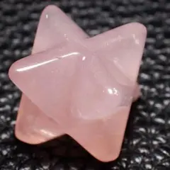 ローズクォーツ マカバスター 鉱物標本 原石 水晶 結晶 パワーストーン 天然石