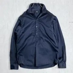 『A.P.C. アーペーセー』プルオーバーシャツ コットンツイル タック 濃紺