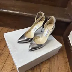 ジミーチュウ　パンプス　シルバー　38