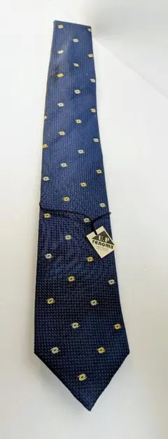 renoma ネイビー ドット柄 ネクタイ