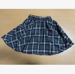 最終お値下げ　LOVERABBY ラブラビ　160 チェック　スカート　匿名配送