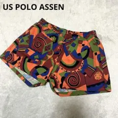 【極美品】US POLO ASSEN スイムウェア 水着 短め カラフル