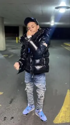 UKドリルダメージスキニー