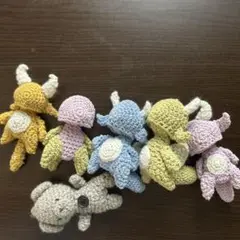 失敗したあみぐるみ 6体